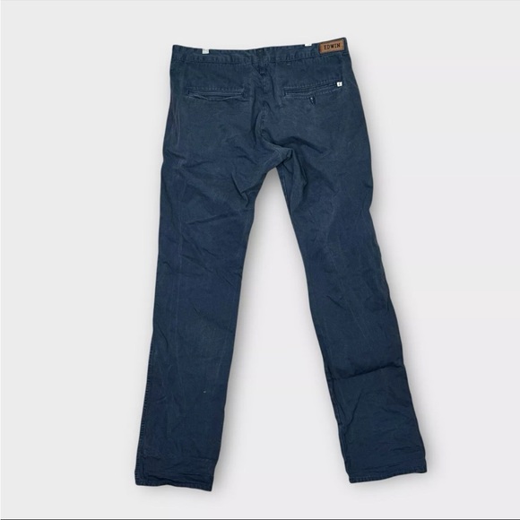 Edwin 55 Chino French Twill Pants 10 Oz Ultra Marine Mens W32 L33 Navy Blue - Picture 2 of 16